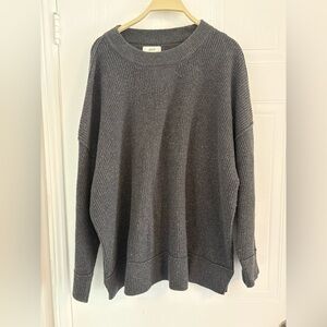 Aerie Dark Gray Knit Sweater